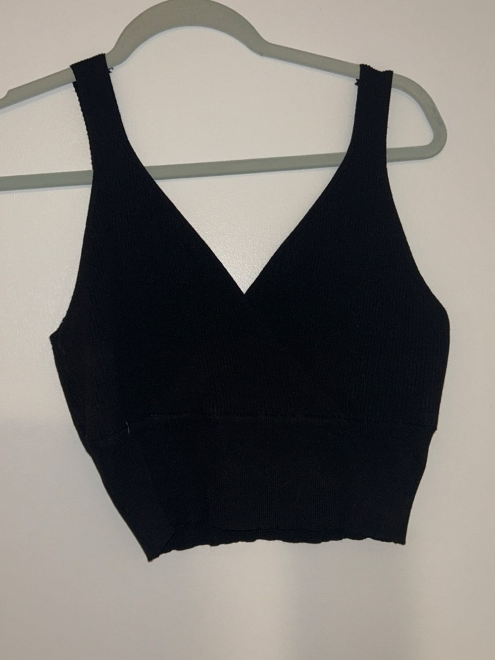 HYFVE Black V-Neck Knit Tank